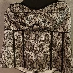 Corset style top